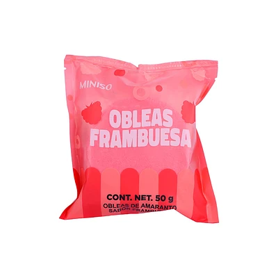 Obleas De Amaranto 50 gr Frambuesa