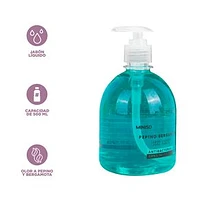 Jabón Liquido Antibacterial 500 ml Pepino, Bergamota