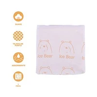 Toalla De Baño We Bare Bears Polar Microfibra Naranja 140x70 cm