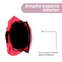 Mochila Casual 100% Poliéster Roja 39x27x13 cm