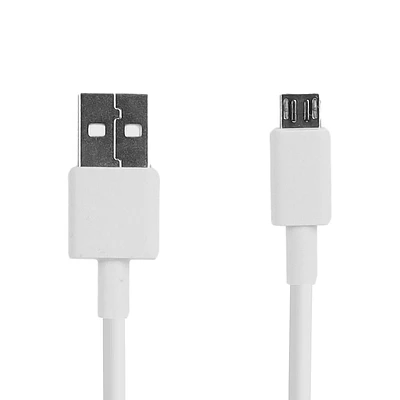 Cable De Carga Rápida Y Datos USB A Micro USB Blanco 1 m 12W