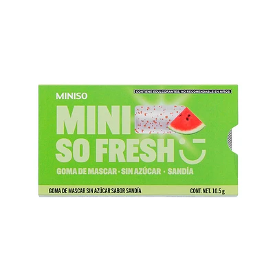 Goma De Mascar Mini So Fresh 10.5 gr Sandia Sin Azúcar