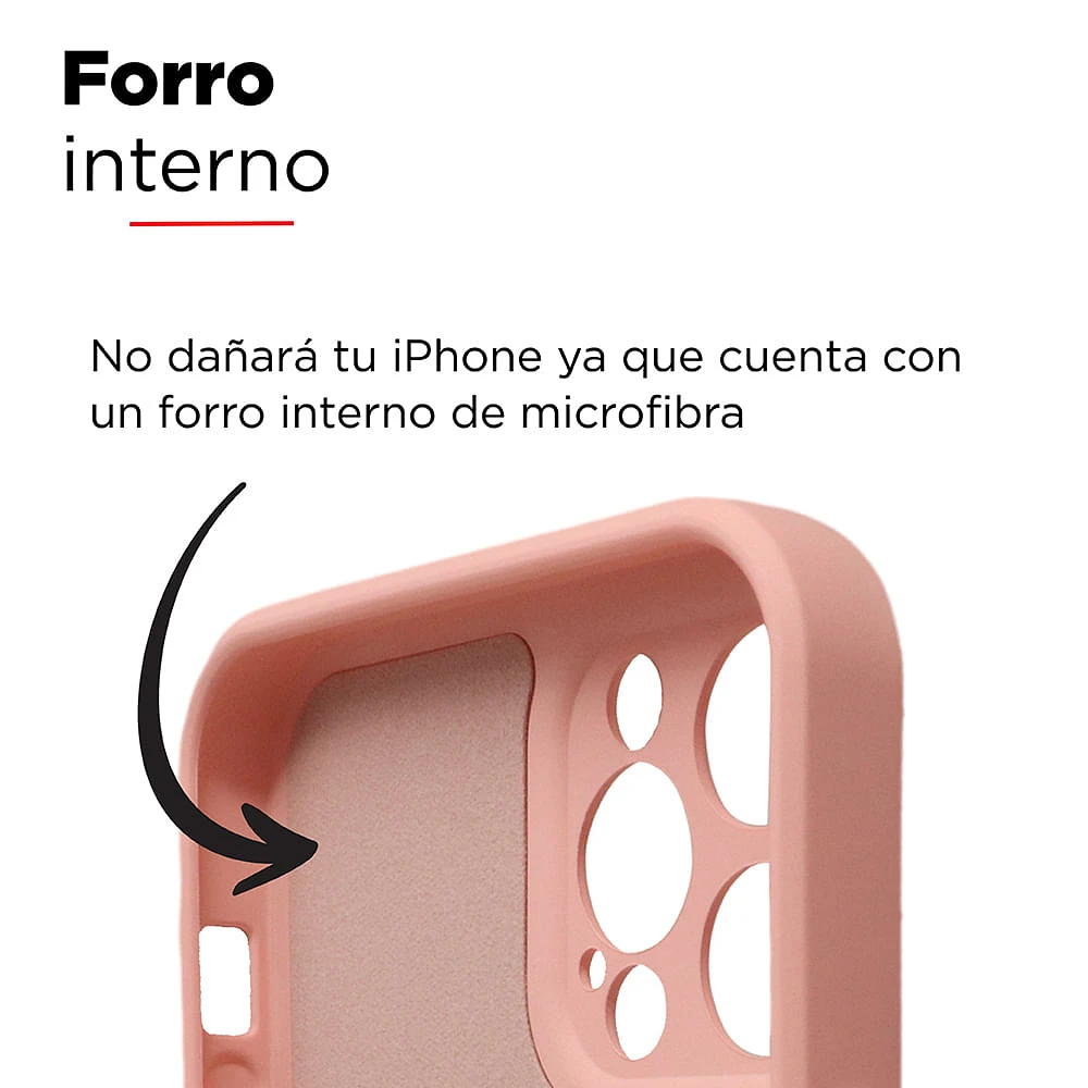 Funda TPU Para Iphone 12 Pro Rosa