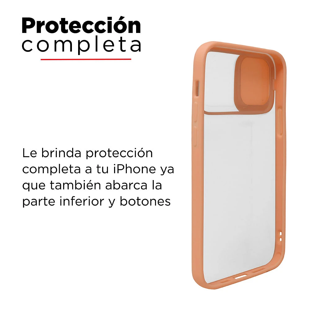 Funda Para Iphone 12/12 Pro Con Cubierta Deslizante         Rosa