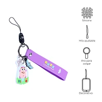 Accesorio Decorativo Para Celular Toy Story Buzz Lightyear Disney Silicona Morado 15 cm