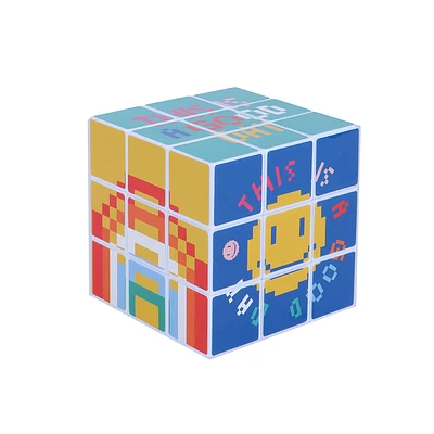 Cubo Mágico Rainbow Sintético 8x3x8.3 cm