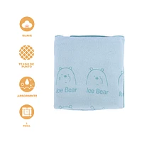 Toalla De Baño We Bare Bears Polar Microfibra Verde 140x70 cm