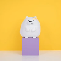 Peluche We Bare Bears Polar Con Adorno Floral Felpa Blanco 20x20 cm