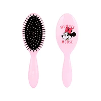 Cepillo Para Cabello Disney Minnie Mouse Sintético Rosa 22 cm