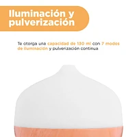 Humidificador Alámbrico Con Iluminación Sintético 13x13x12 cm Difusor Aromático