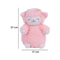 Peluche Miniso Corderito Felpa Rosa 17x27 cm