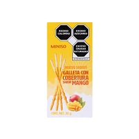 Palitos De Galleta Con Cobertura Sabor Mango 30 gr