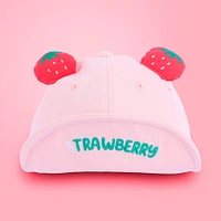 Gorra Para Niño Con Detalle De Fresas Textil Rosa 54 cm