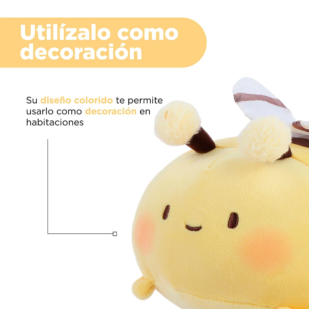 Peluche Miniso Abejita Felpa 16x11 cm