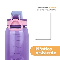 Cilindro Deportivo Plástico Morado 900 ml