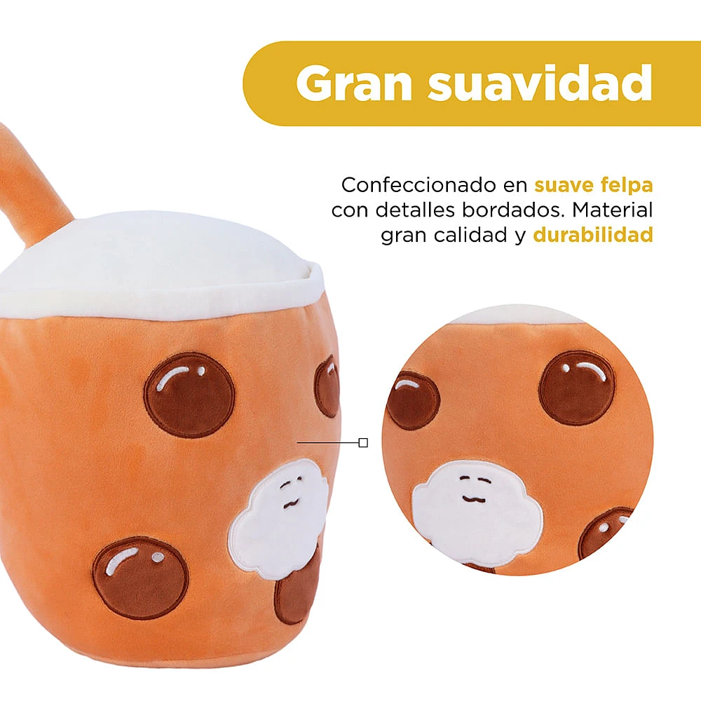 Peluche Miniso Café Con Leche Guji Guji Felpa 25x25 cm