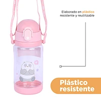 Cilindro We Bare Bears Panda Plástico Rosa 0 520 ml