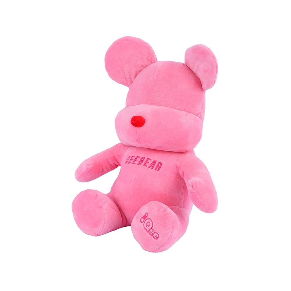 Peluche Qee Bear Felpa Rosa 29x35 cm