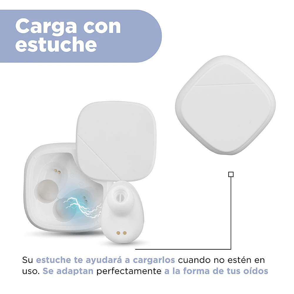 Audífonos Inalámbricos Mod M1 con Micrófono Blanco