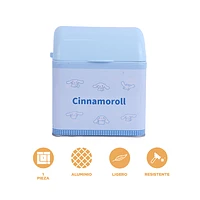 Organizador Sanrio Cinnamoroll De Escritorio Aluminio Azul 16.5x13.9x10 cm