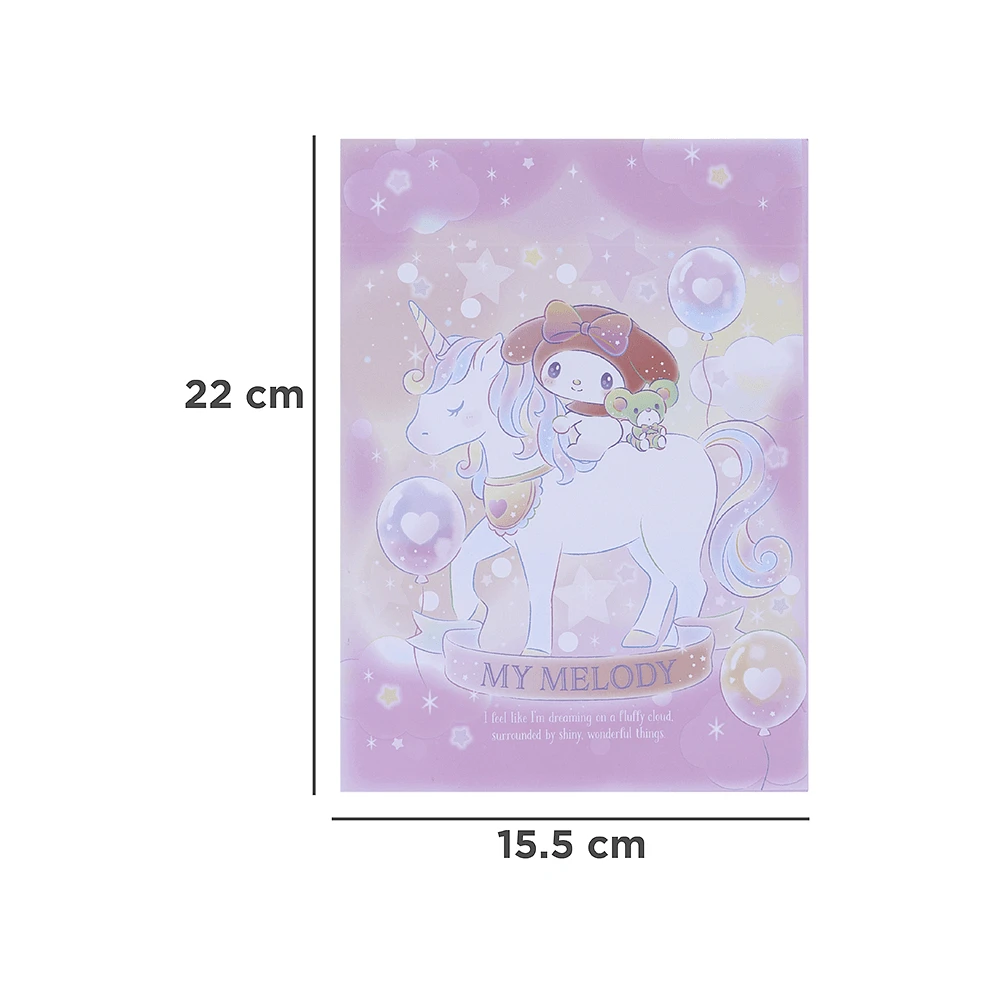 Espejo De Tocador Sanrio My Melody Plegable Rosa 15.2x1x21.6 cm