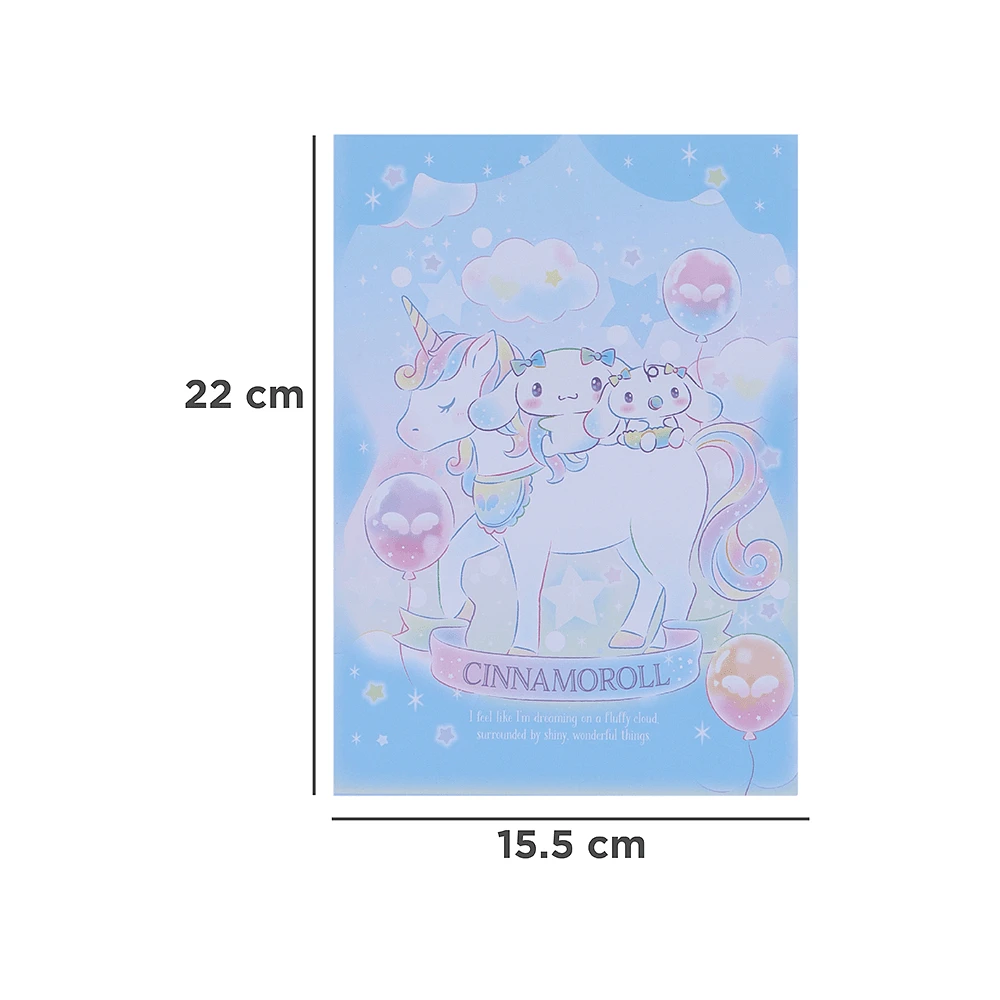 Espejo De Tocador Sanrio Cinnamoroll Plegable Azul 15.2x1x21.6 cm