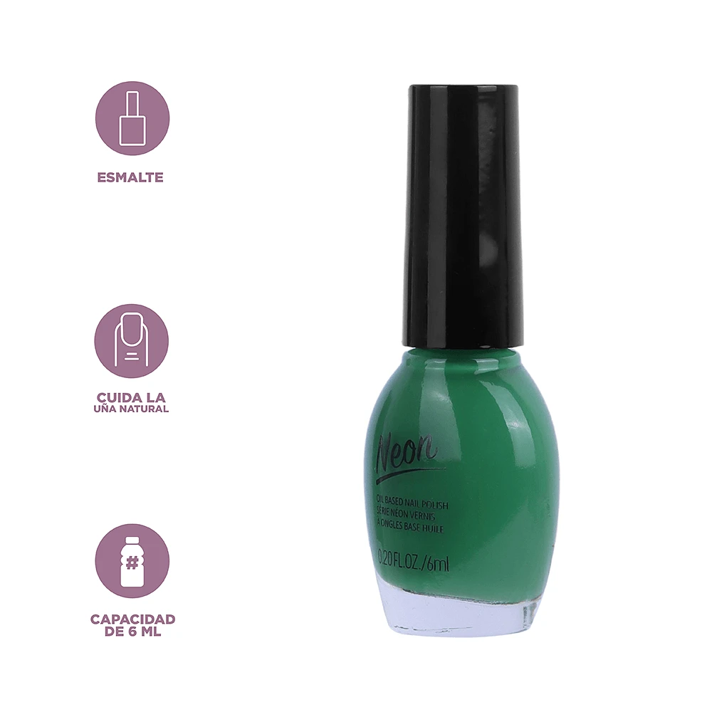 Esmalte Para Uñas Neon 05 Verde 6 ml