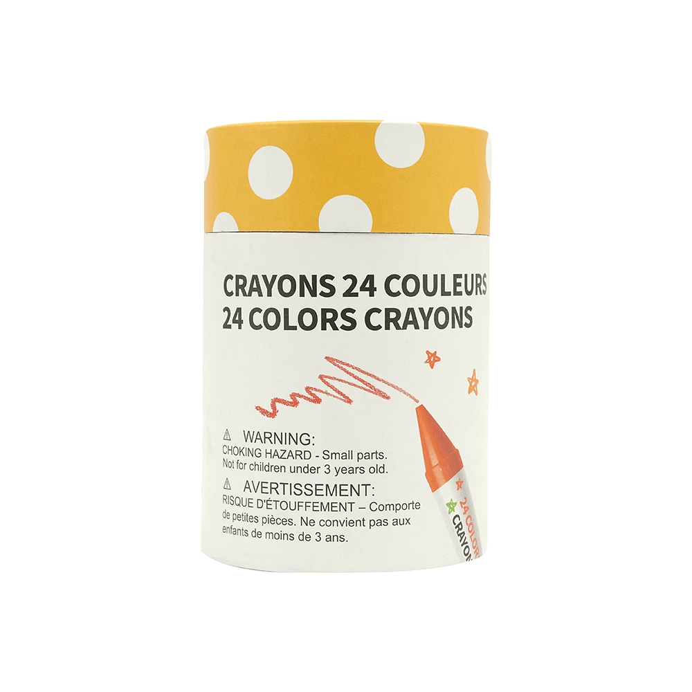 Paquete De Crayones Jumbo 10.2x1.2 cm 24 Piezas