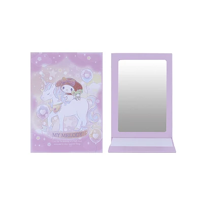 Espejo De Tocador Sanrio My Melody Plegable Rosa 15.2x1x21.6 cm