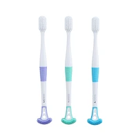 Set Cepillo De Dientes Con Limpiadores De Lengua 0.18 mm 3 Piezas