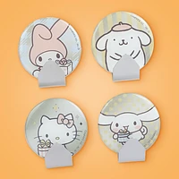 Set De Ganchos Adhesivos Sanrio Acero Inoxidable 5x5 cm 2 kg 4 Piezas