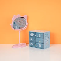 Organizador De Escritorio Sanrio Cinnamoroll Con Cajones Sintético Azul 17x11x15 cm