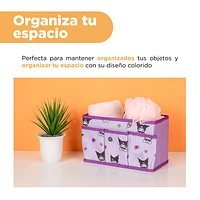 Organizador Sanrio Kuromi Plegable 100% Poliéster Morado 24x12x15 cm