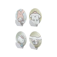 Set De Ganchos Adhesivos Sanrio Acero Inoxidable 5x5 cm 2 kg 4 Piezas