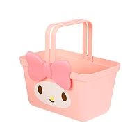 Cesta De Almacenamiento Sanrio My Melody Sintética Rosa 24.7x15.6x13.9 cm