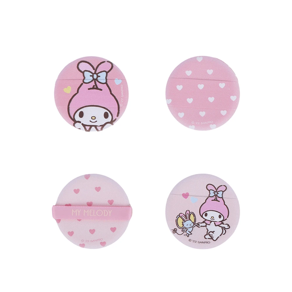 Set Esponjas De Maquillaje Sanrio My Melody Puff 5.2 cm 4 Piezas