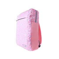 Mochila Casual Estampado Animal Print Rectangular 100% Poliéster Rosa 29x10x39 cm