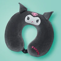 Almohada De Viaje Sanrio Kuromi Memory Foam Gris 32x30 cm