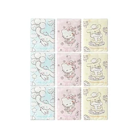 Paquete Pañuelos Desechables Sanrio 100% Pulpa De Madera 20.5x20.5 cm 9 Piezas