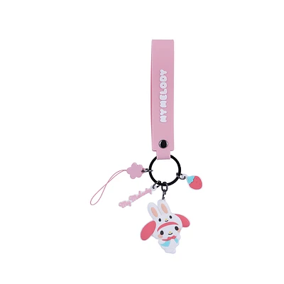 Accesorio Decorativo Para Celular Sanrio My Melody Silicona Rosa 20 cm