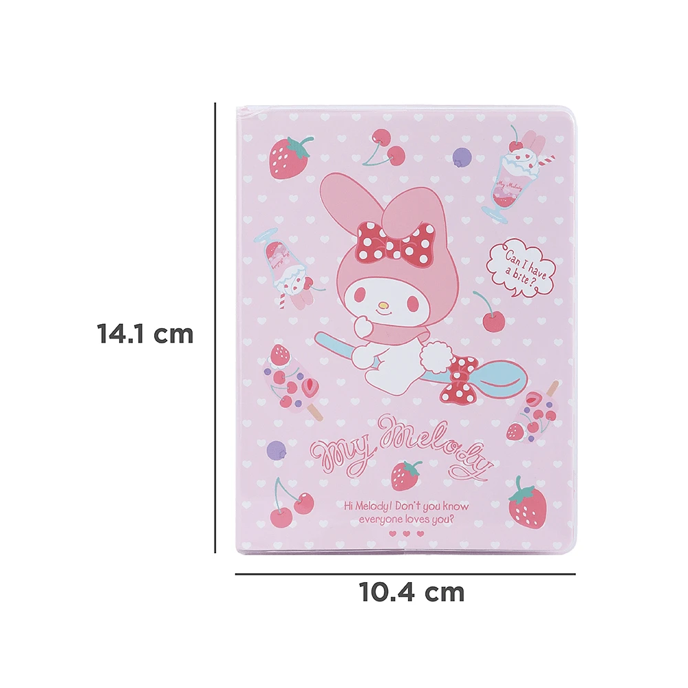 Libreta Sanrio My Melody Rosa 10.4x14.1 cm 96 Hojas