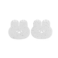 Set Esponjas De Limpieza Facial Ratora Pulpa De Madera 10x9 cm 2 Piezas