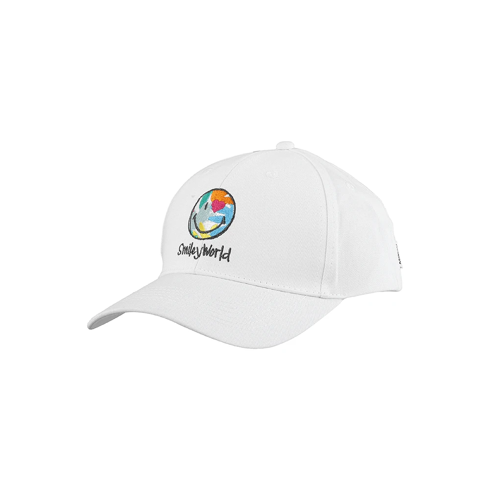 Gorra Casual Smiley world Textil Blanca Unitalla (57 cm)