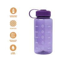 Cilindro Plástico Morado 800 ml