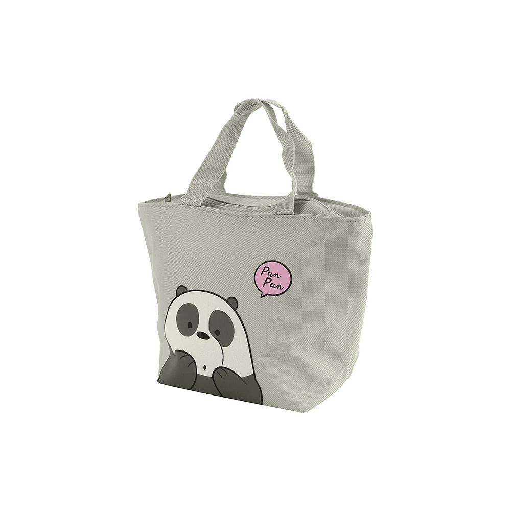 Lonchera We Bare Bears Panda     Gris 27.5x19 cm