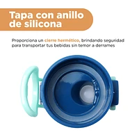 Cilindro Deportivo Plástico Azul 900 ml