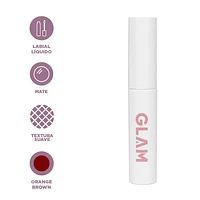 Lápiz Labial Liquido Mate Glam Orange Brown 2 gr