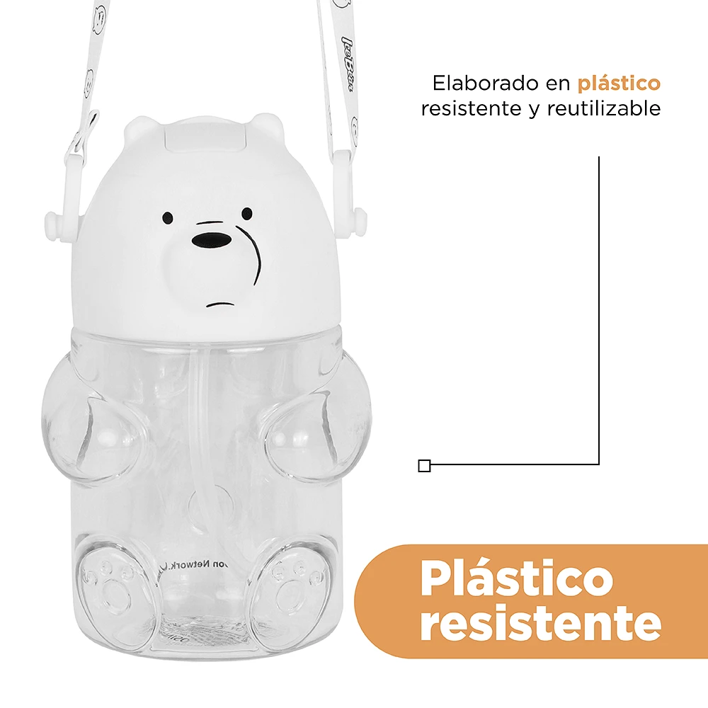 Cilindro We Bare Bears Polar Plástico 600 ml