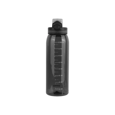 Cilindro Deportivo Plástico Negro 900 ml