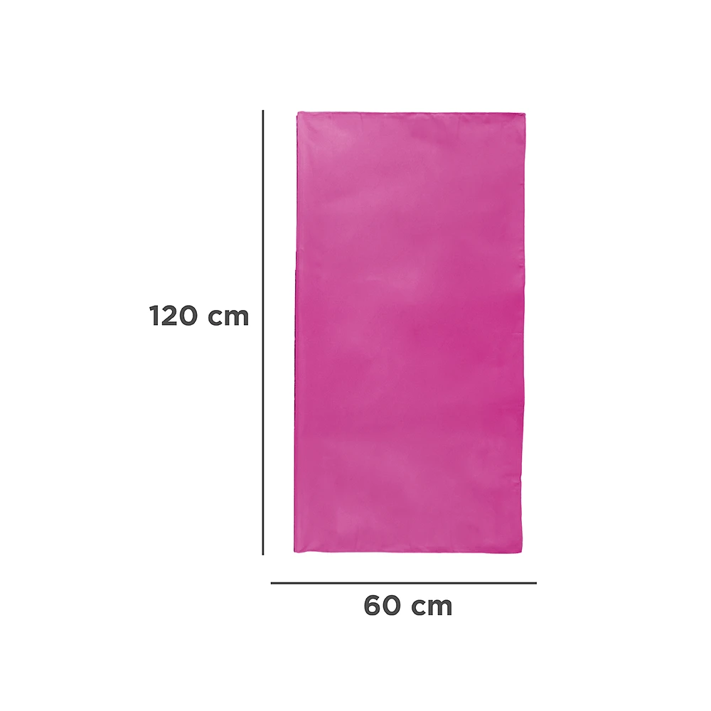 Toalla Deportiva Secado Rápido Microfibra Rosa 120x60 cm